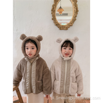 Dziecięcy sweter z wełny jagnięcej z przeszyciami